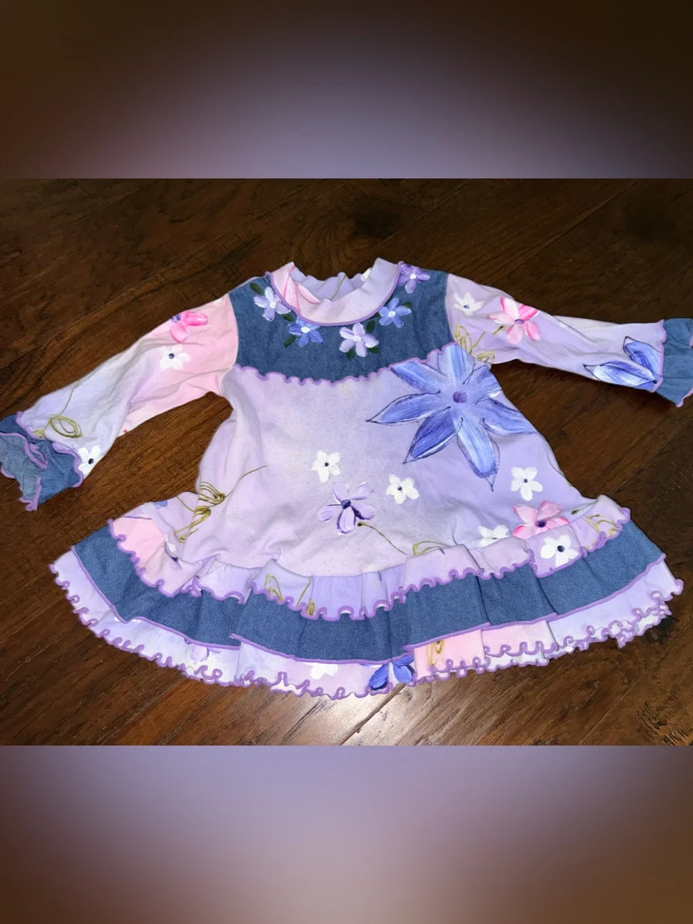 NWOT Toddler Girls Indigo Art wear 2 Pc Outfit size 3T